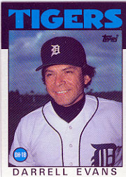 1986 Topps Baseball Cards      515     Darrell Evans
